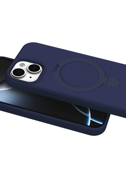 Apple Iphone 14 Regal Magsafe Standlı Kapak - Lacivert fırsatları