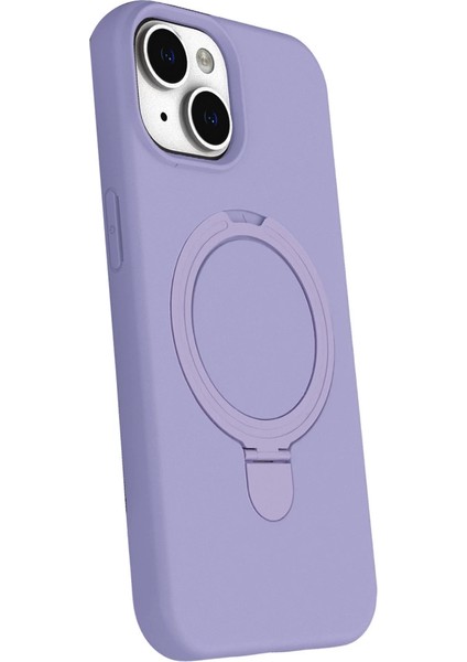 Apple Iphone 15 Plus Regal Magsafe Standlı Kapak - Lila fiyatları
