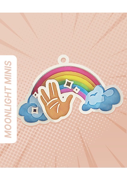 Rainbow Live Uzun Anahtarlık