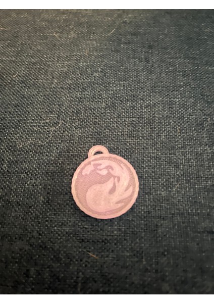 Mtg Dağ Mana Sembolü Anahtarlık/kolye