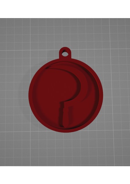 Kırmızı Yükselen Bireyler Anahtarlıklar