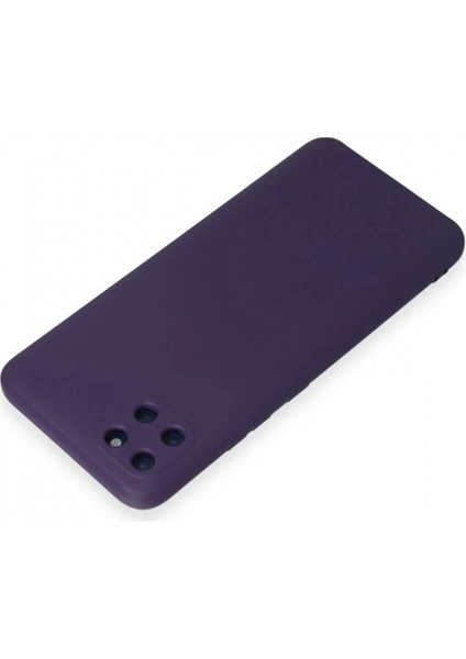 Realme C11 Kılıf Nano Içi Kadife Silikon - Mor modelleri