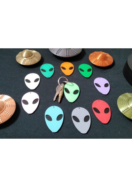 Uzaylı Yüz Anahtarlık indirimleri