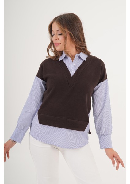 Gömlek Detay Kazak fiyatları