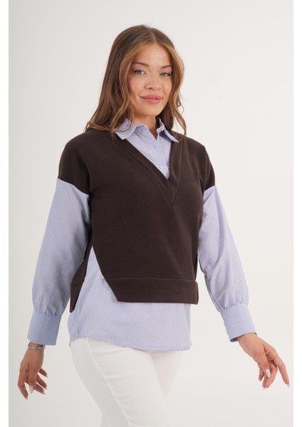 Gömlek Detay Kazak modelleri