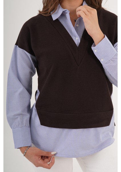 Gömlek Detay Kazak fırsatları