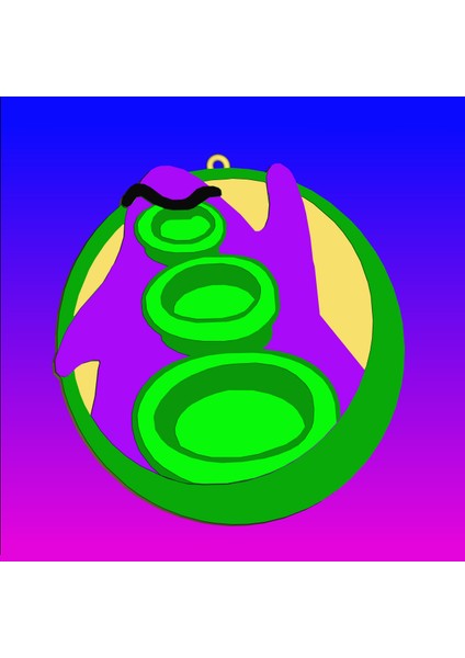 Dokunaç Günü, Şeytani Mor Dokunaç, Maniac Malikanesi Anahtarlık, Künye, Küpe