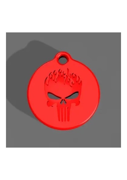 Alevli Cezalandırıcı Anahtarlık