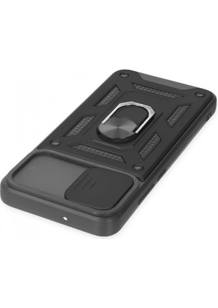 Samsung Galaxy A03 Kılıf Pars Lens Yüzüklü Silikon - Siyah fırsatları