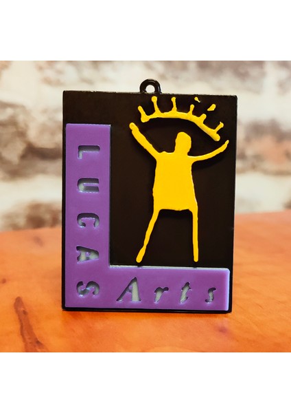 Lucas Arts Logolu Anahtarlık, Küpeler, Künye