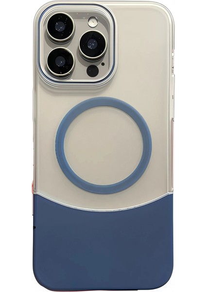 Apple iPhone 14 Pro Max Velar Magsafe Kapak - Lacivert