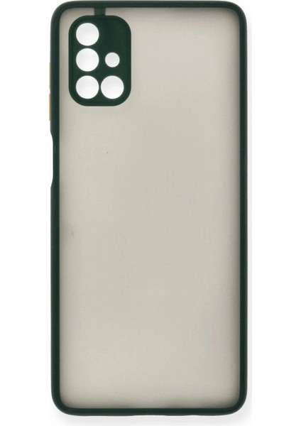 Samsung Galaxy M51 Kılıf Montreal Silikon Kapak - Yeşil fiyatları