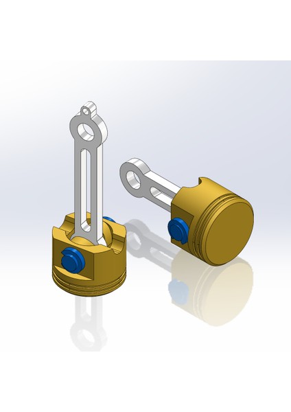 Küçük Piston Oyuncak - Anahtarlık