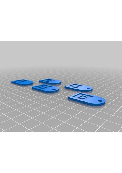 Numaralı Anahtarlıklar