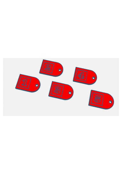 Numaralı Anahtarlıklar fiyatları