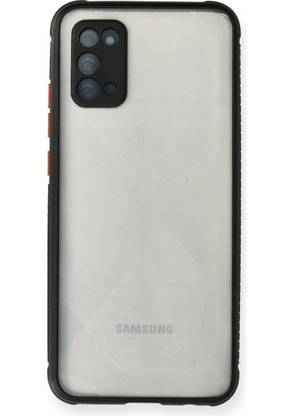 Samsung Galaxy A02S Kılıf Miami Şeffaf Silikon - Siyah