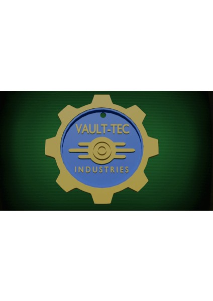 Vault-Tec Logolu Anahtarlık/llavero