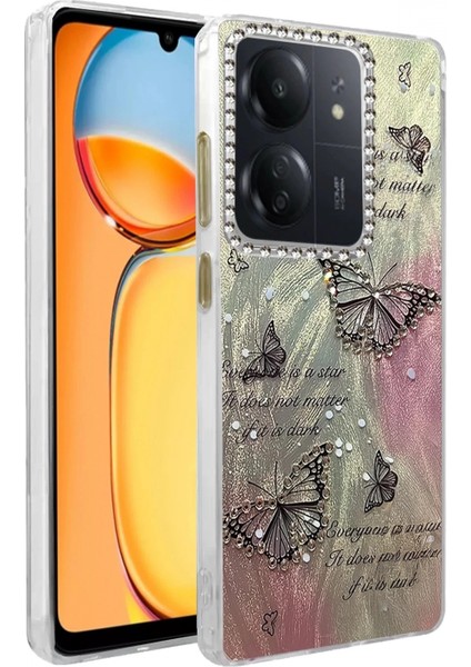 Xiaomi Redmi 13C Kılıf Blade Aynalı Desenli Kapak - Desen 6