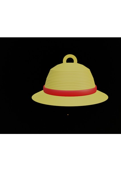 Hasır Şapka Anahtarlık