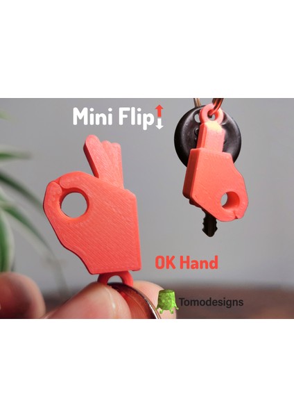 Mini Flip Ok El Anahtarlık