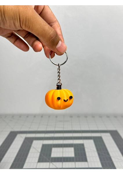 Sevimli Balkabağı Anahtarlık