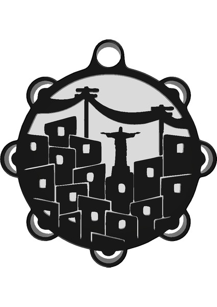 Carnaval Anahtarlık - Rio De Janeiro 2025 - Dijital Dosya V1 Fdm.3mf fiyatları