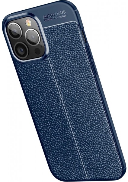 iPhone 15 Pro Max Kılıf Auto Focus Kapak - Lacivert modelleri