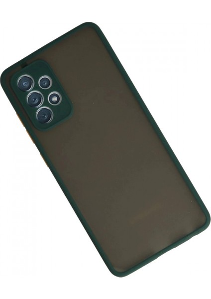 Samsung Galaxy A72 Kılıf Montreal Silikon Kapak - Koyu Yeşil modelleri