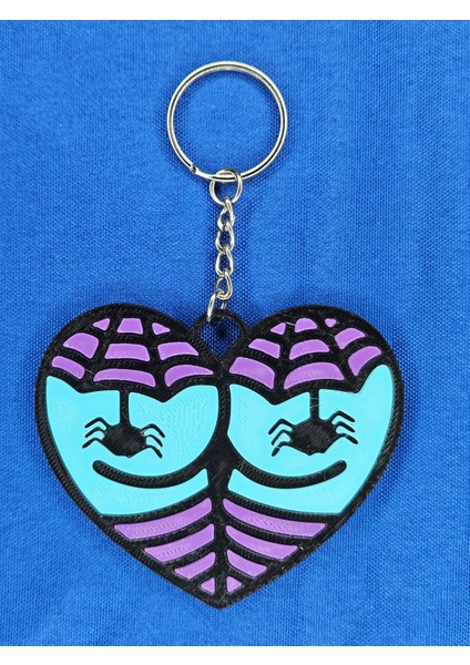 Kalp Popo Cadı Ganimet Cadılar Bayramı Anahtarlık fiyatları