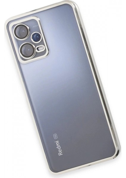 Xiaomi Redmi Note 12 5g Kılıf Lensli Silikon - Gümüş fırsatları