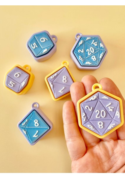 Zar Paketi — Fidget Clicker Anahtarlıklar