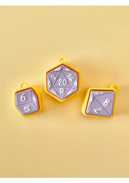 Zar Paketi — Fidget Clicker Anahtarlıklar modelleri