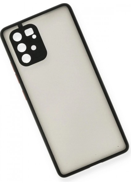 Samsung Galaxy A91 / S10 Lite Kılıf Montreal Silikon Kapak - Siyah modelleri