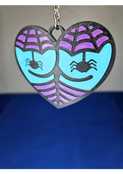 Kalp Popo Cadı Ganimet Cadılar Bayramı Anahtarlık indirimleri