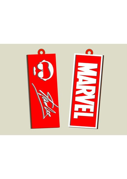 Marvel Stan Lee Anahtarlık, Küpe, Künye, Takı