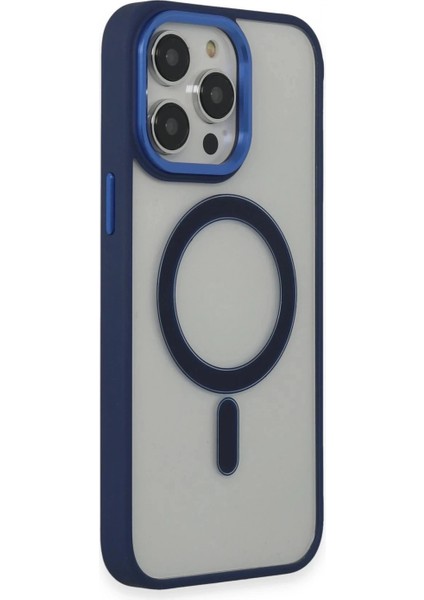 iPhone 15 Pro Max Kılıf Room Magneticsafe Silikon - Lacivert fiyatları