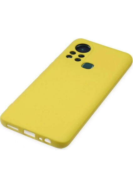 Infinix Hot 11S Kılıf Nano Içi Kadife Silikon - Sarı fırsatları
