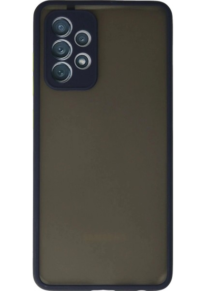 Samsung Galaxy A72 Kılıf Montreal Silikon Kapak - Lacivert