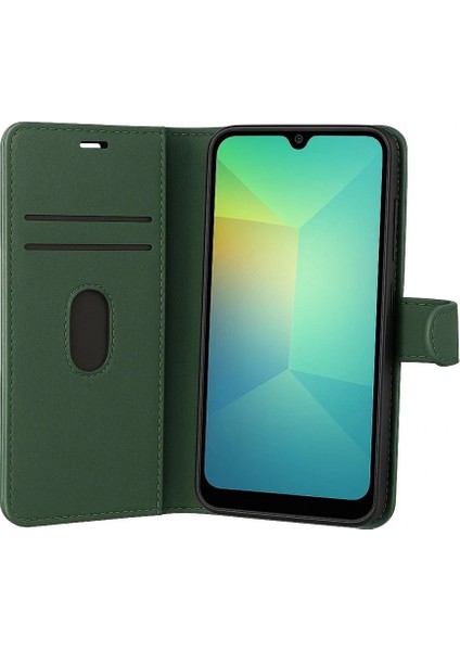 Samsung Galaxy A17 5g Trend S Plus Kapaklı Kılıf - Yeşil fiyatları