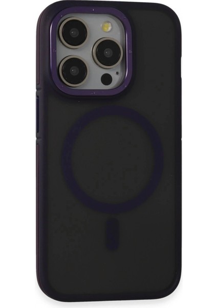 iPhone 14 Pro Max Kılıf Rocky Magsafe Kapak - Derin Mor
