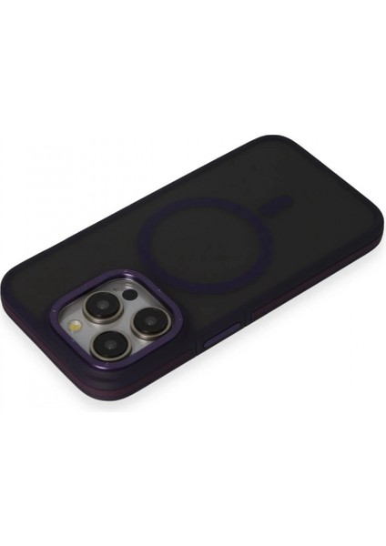 iPhone 14 Pro Max Kılıf Rocky Magsafe Kapak - Derin Mor modelleri