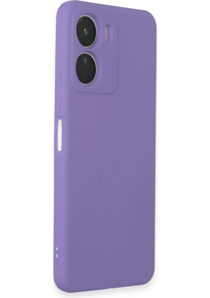 Vivo Y16 Kılıf First Silikon - Lila fiyatları