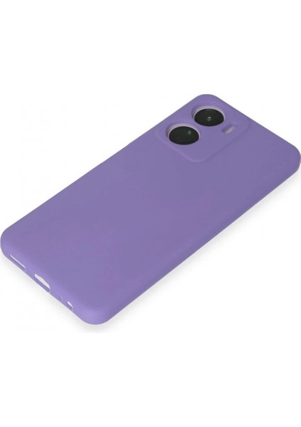 Vivo Y16 Kılıf First Silikon - Lila fırsatları
