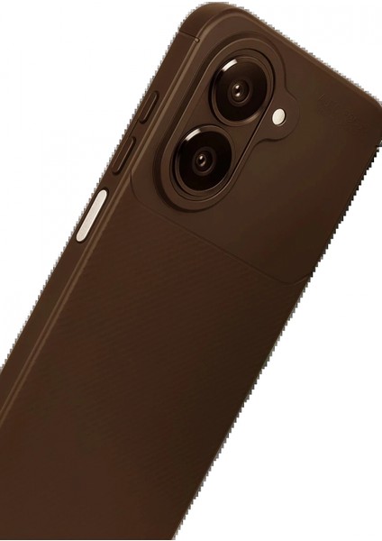 Samsung Galaxy A07 Auto Focus Karbon Kapak - Kahverengi fırsatları