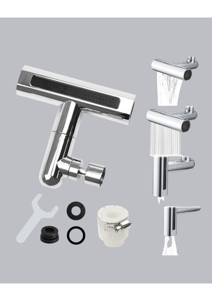 ABS Pirinç Alaşımlı Musluk Başlığı 4 Modlu 360° Dönebilen ve Ekonomik fiyatları