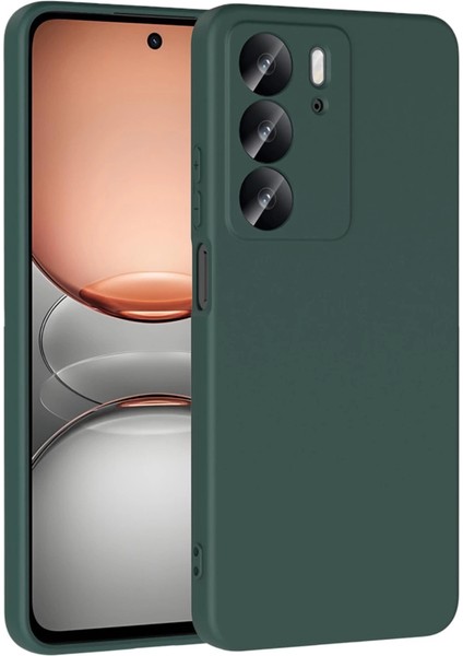 Realme C75 4g First Silikon - Koyu Yeşil