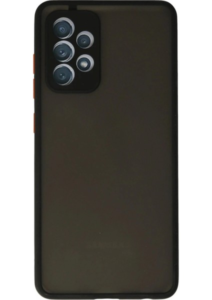 Samsung Galaxy A72 Kılıf Montreal Silikon Kapak - Siyah