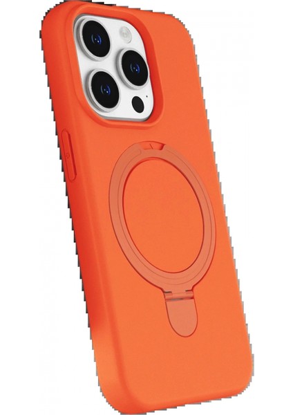 Apple iPhone 14 Pro Max Regal Magsafe Standlı Kapak - Turuncu fiyatları