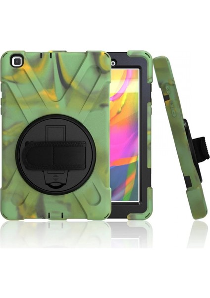 Samsung Galaxy T290 Tab A 8 Kılıf Amazing Tablet Kapak - Kamuflaj