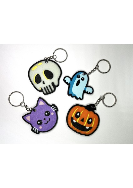 Cadılar Bayramı Anahtarlık Seti 4'lü